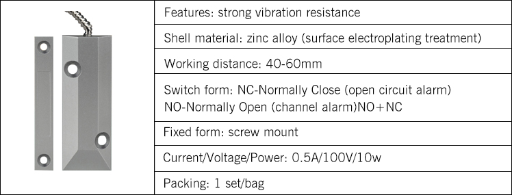 Magnetic Door Contact For JINYINGAccess Control And Burglar Alarm Systems (8).jpg